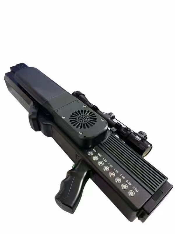  高陵手持便携式枪型低空防御反制八通道